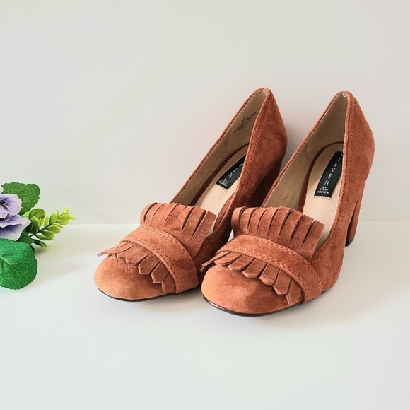 Steven By Steve Madden Shoes - NWOT Steven by Steve Madden Jade Wing Tip Suede Pumps